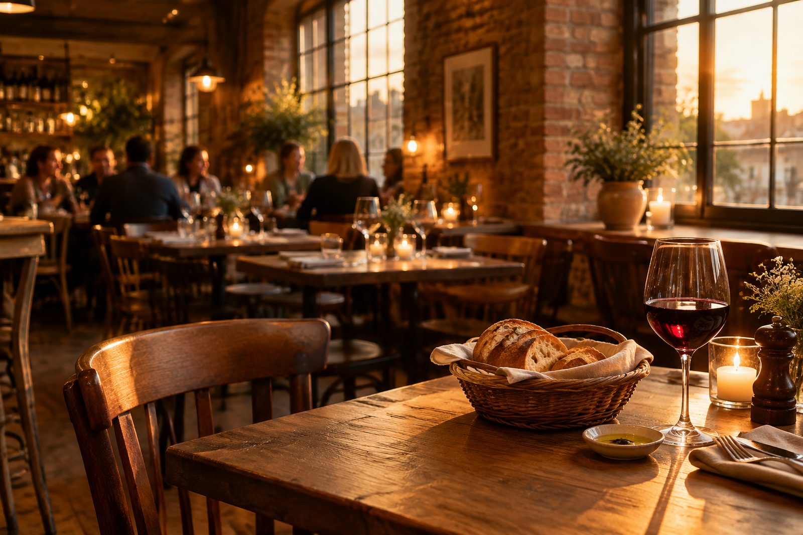 Ember & Oak dining room